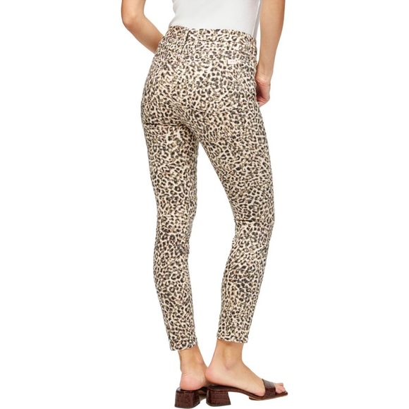 New 7 for all Mankind animal print skinny jeans size 14 - Picture 3 of 10